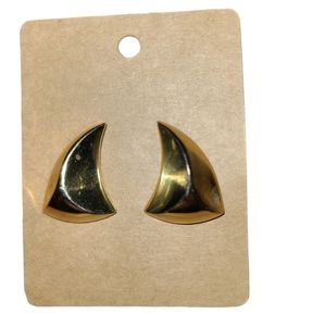 Vtg Gold Tobe Earrings Lot 1